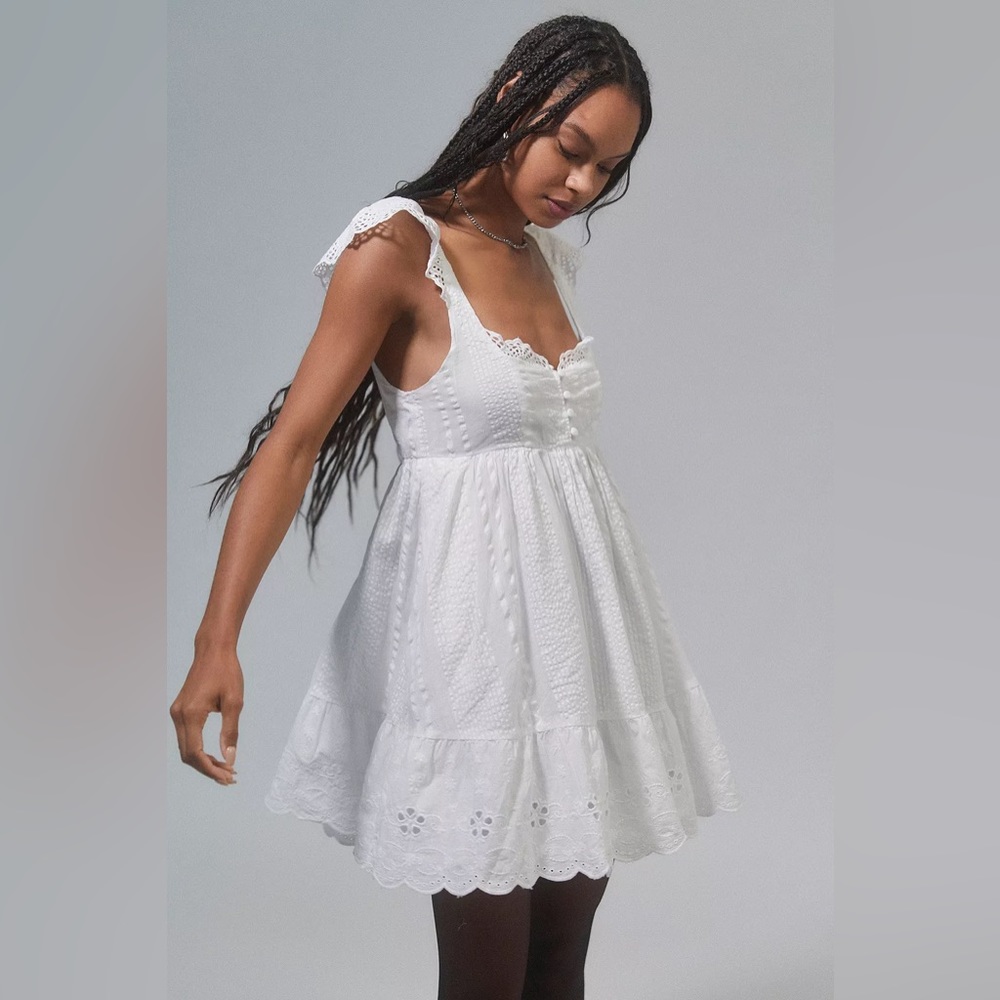 COPY - Urban Outfitters Wildflower Lace Babydoll Mini Dress
